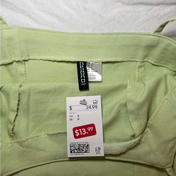 H&M Green Jean Dress - Picture 3 of 4